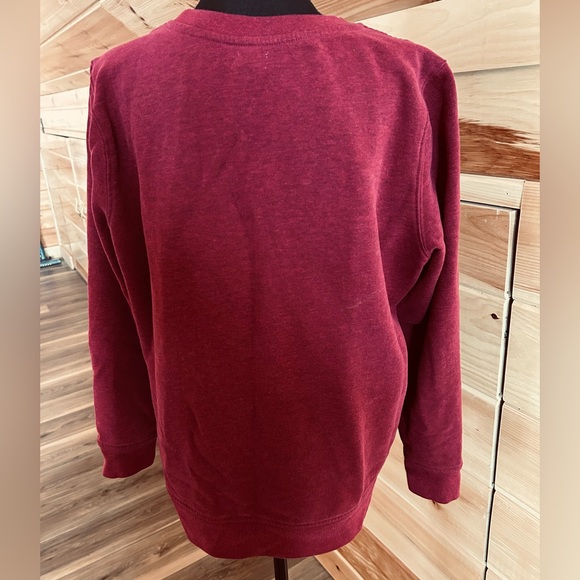 L.L. Bean Deep Red Sweatshirt - Picture 2 of 4